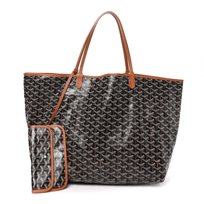 Goyard Goyardine Saint Louis GM Black Gold 2 of 9