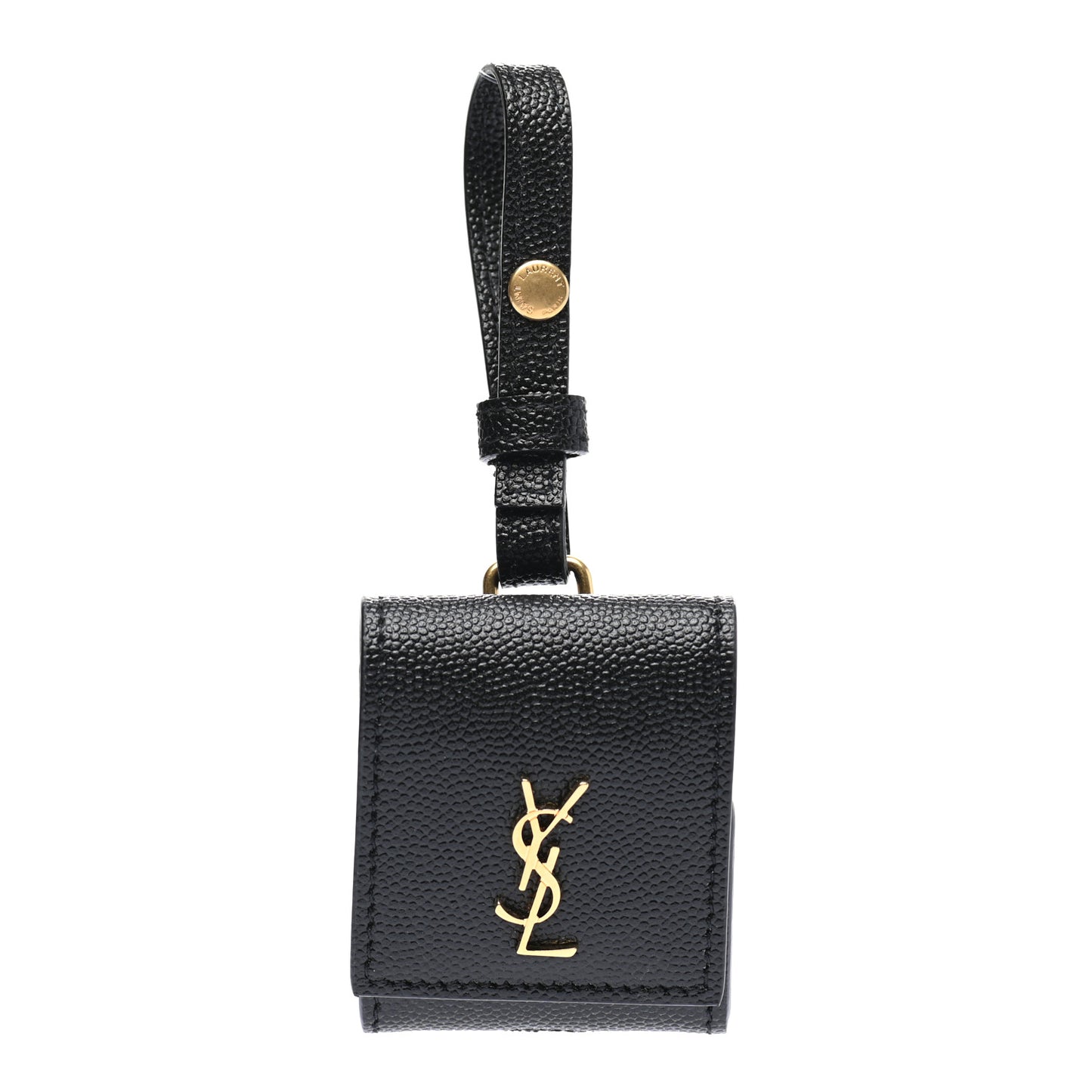 Grain De Poudre Monogram Airpods Case Black