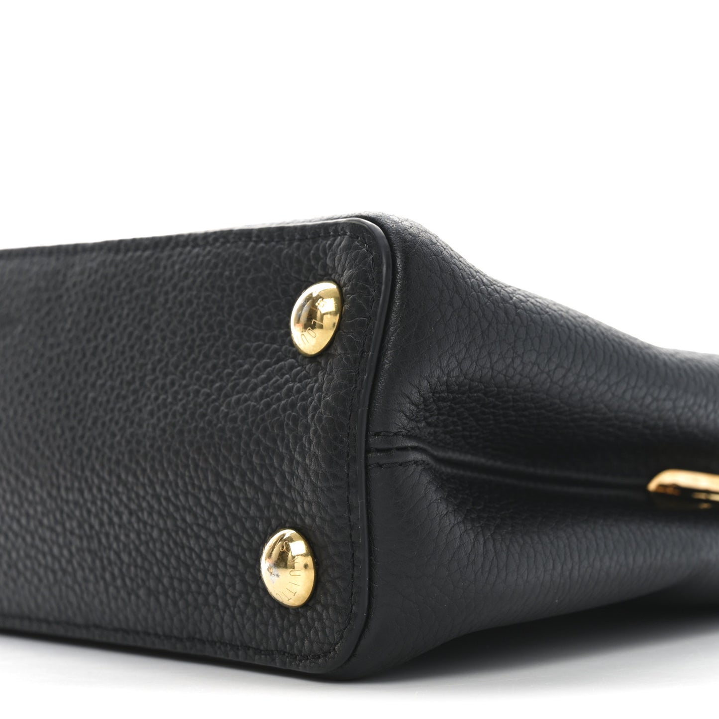 Taurillon Malachite Effect BB Capucines Black