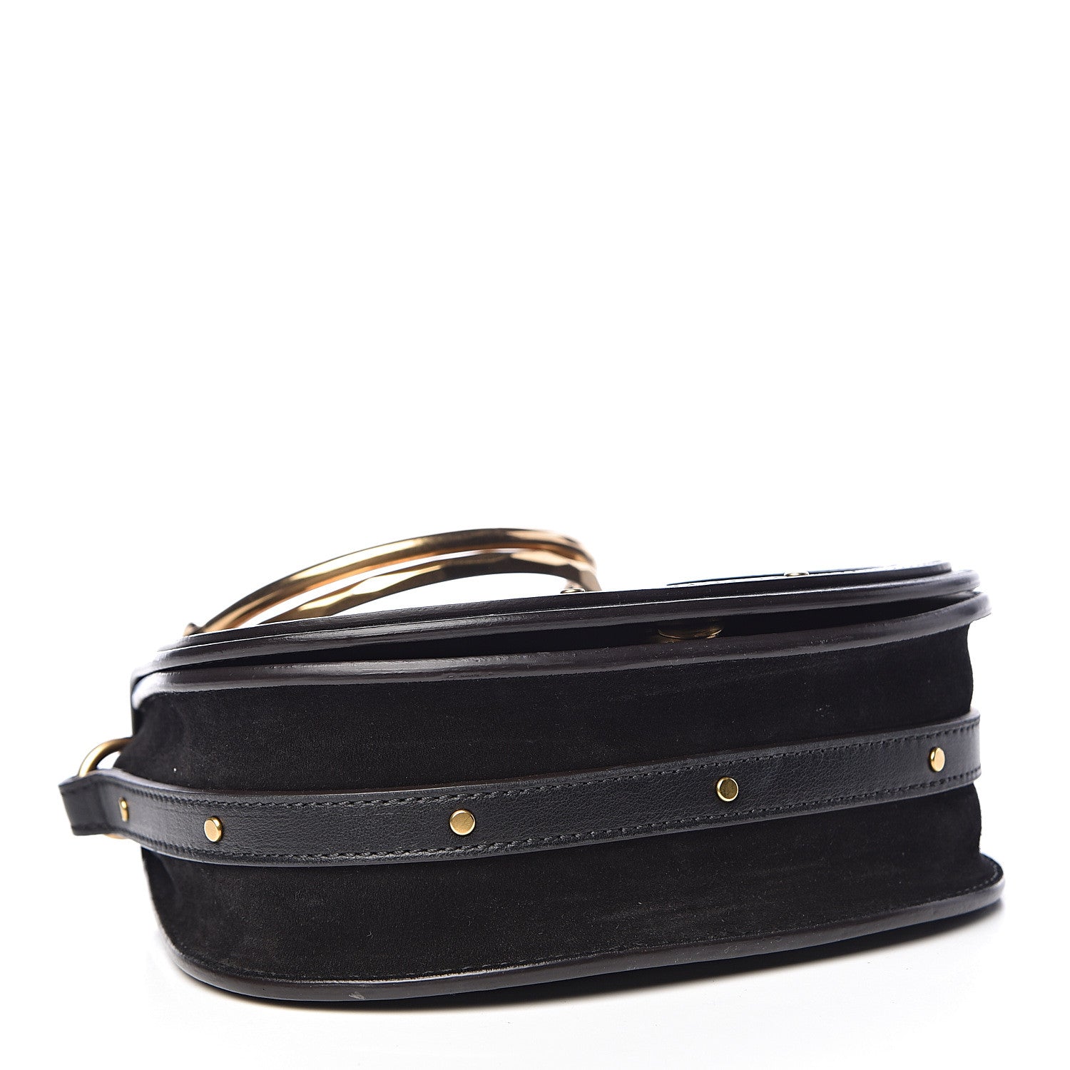 Chloe Calfskin Small Nile Bracelet Bag Black 4 of 11