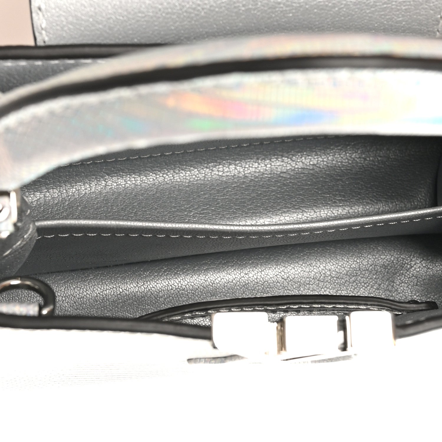 Louis Vuitton Iridescent Lizard Capucines Mini 5 of 10
