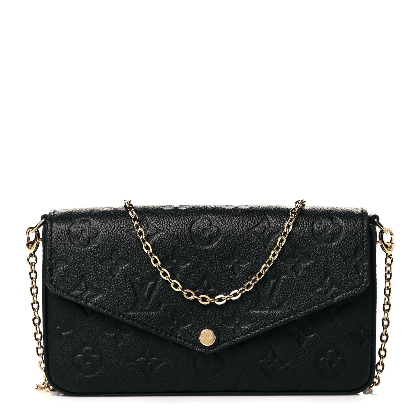Empreinte Pochette Felicie Chain Wallet Black