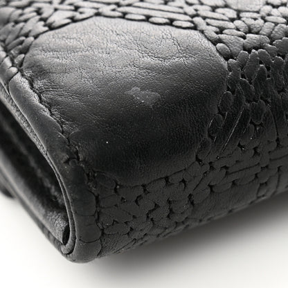 Christian Dior Lambskin Cannage Rendez-vous Chain Wallet Black 13 of 13