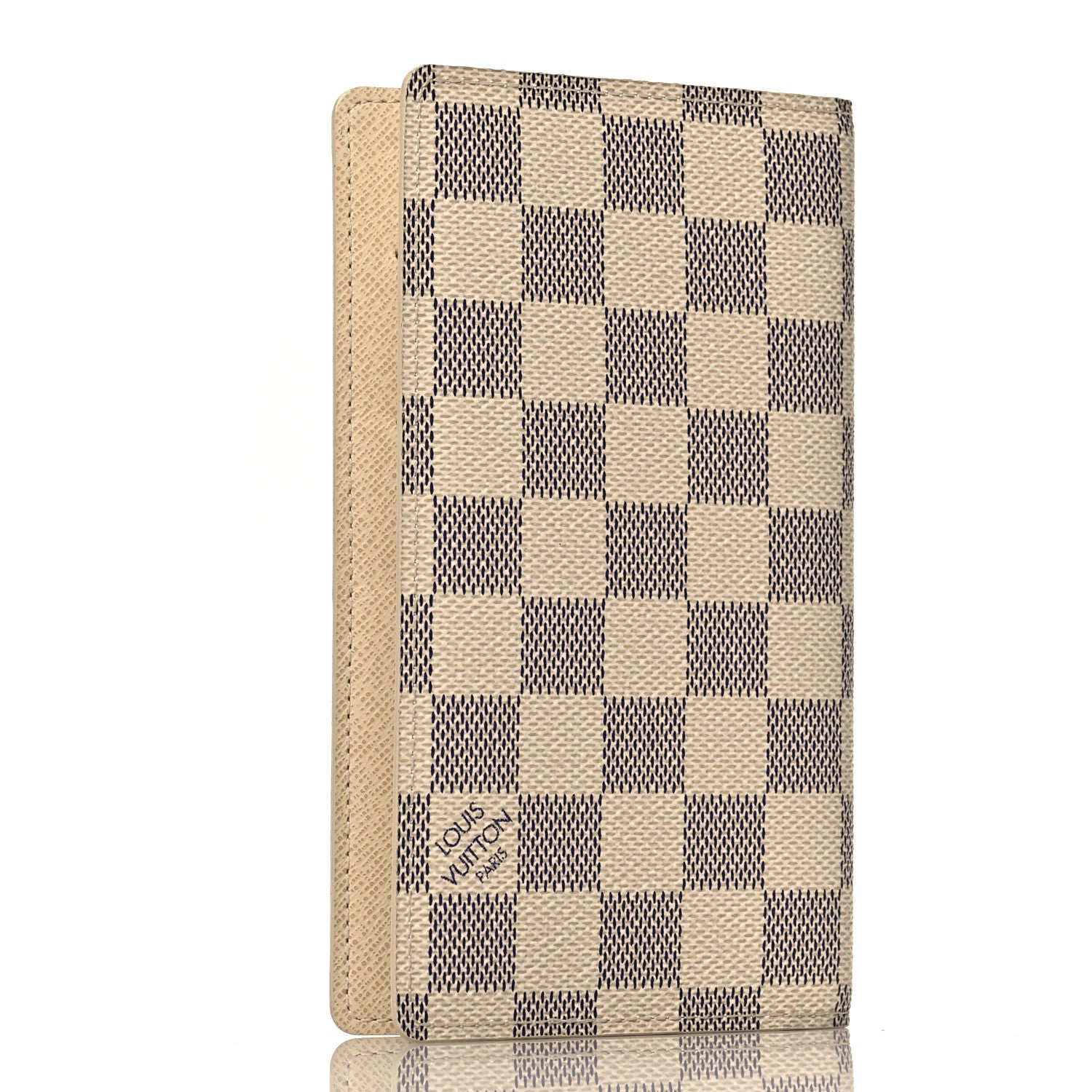 Louis Vuitton Damier Azur Checkbook Cover Wallet 3 of 8