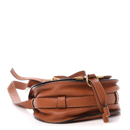 Chloe Calfskin Mini Marcie Round Crossbody Bag Tan 4 of 11