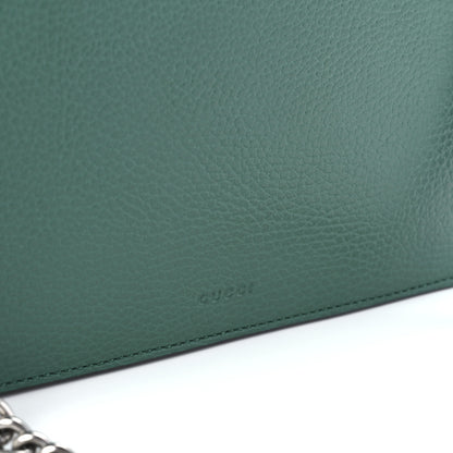 Gucci Pebbled Calfskin Small Dionysus Shoulder Bag Emerald 9 of 13