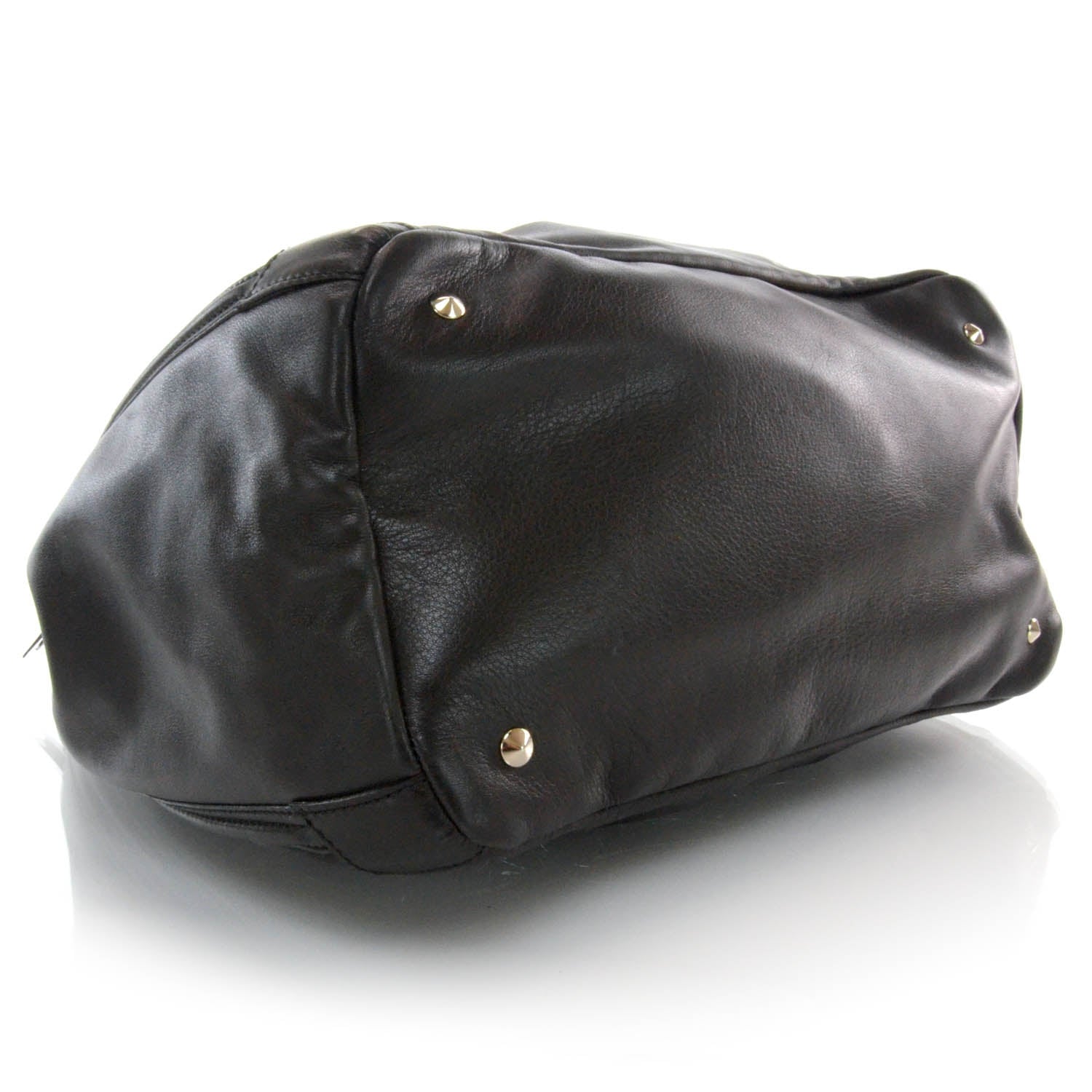 Saint Laurent Leather Biker Tote Black 4 of 8