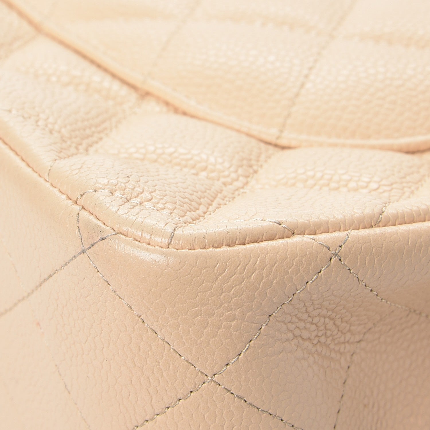 Chanel Caviar Quilted Jumbo Double Flap Beige Clair 18 of 18