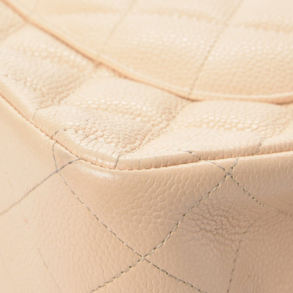 Chanel Caviar Quilted Jumbo Double Flap Beige Clair 18 of 18