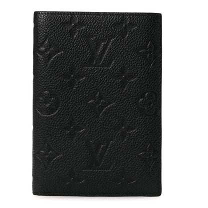 Louis Vuitton Empreinte Monogram Passport Cover Black 1 of 6