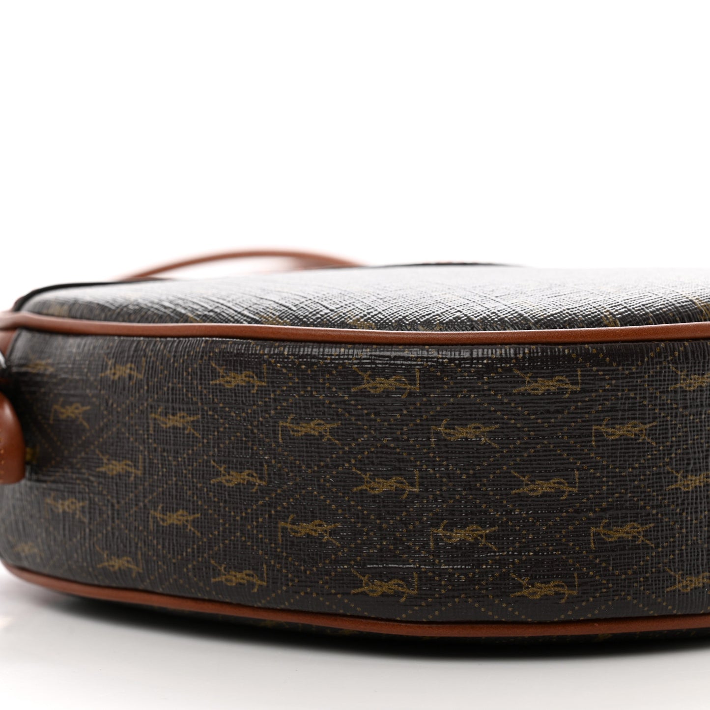 Canvas Smooth Calfskin Le Monogramme Coeur Crossbody Chestnut
