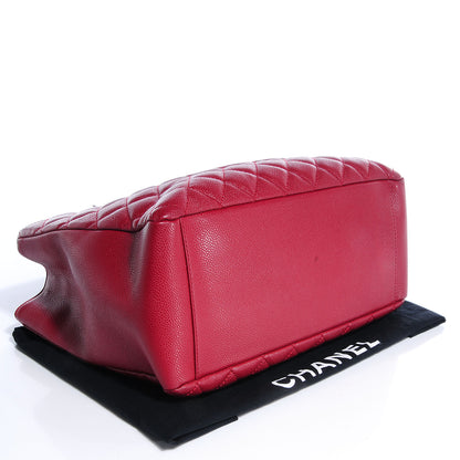Chanel Caviar Grand Shopping Tote GST Red 4 of 7