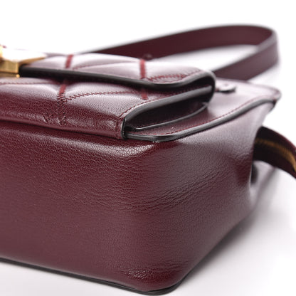Givenchy Goatskin Diamond Quilted Pocket Crossbody Aubergine 6 of 10
