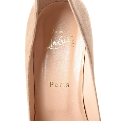 Christian Louboutin Suede Altadama 100 Pumps 39 Nude 8 of 14