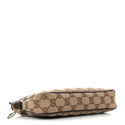 Gucci Monogram Small Pochette Dark Brown 3 of 4