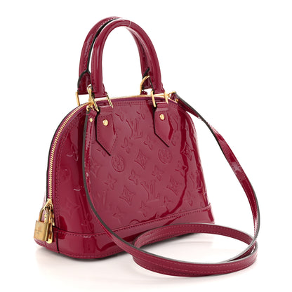 Louis Vuitton Vernis Alma BB Magenta 3 of 9