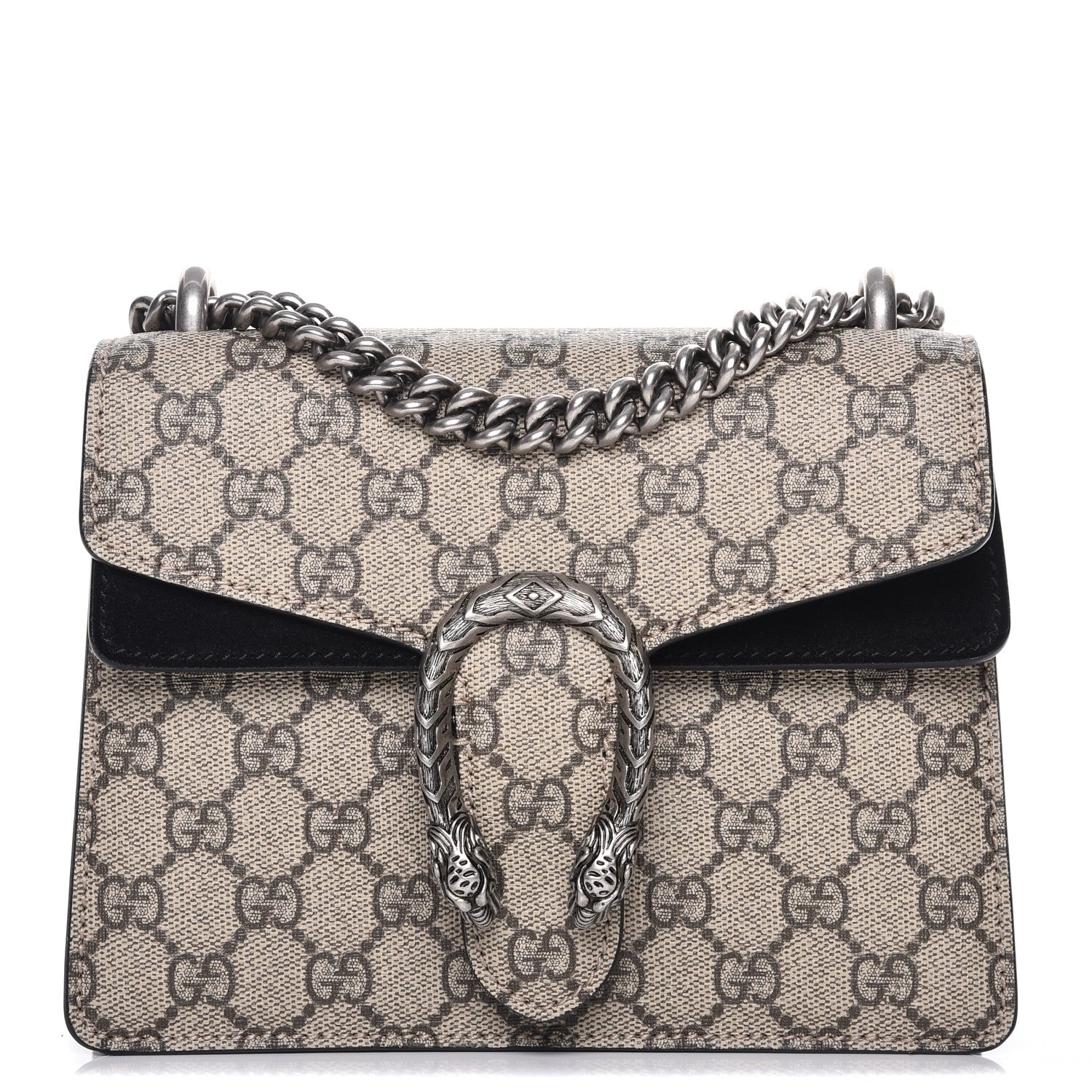 Gucci GG Supreme Monogram Mini Dionysus Shoulder Bag Black 1 of 9