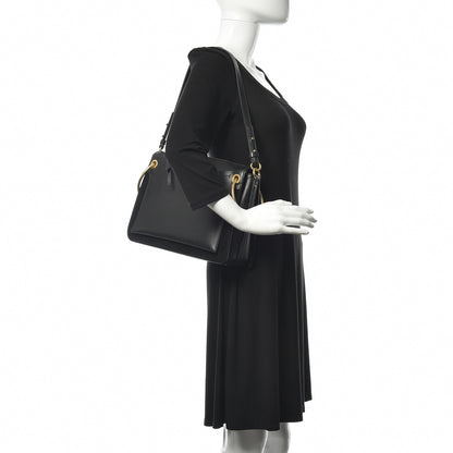 Chloe Calfskin Suede Medium Roy Bag Black 2 of 11