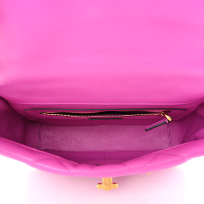 Valentino Garavani Nappa Large Roman Stud Shoulder Bag Radiant Orchid 5 of 9