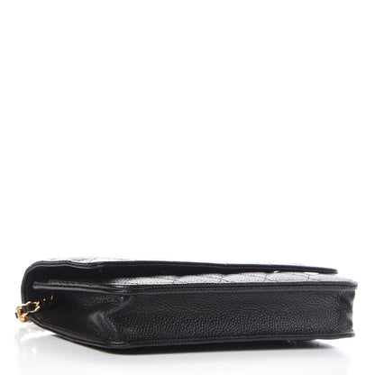 Chanel Caviar Quilted Wallet On Chain WOC Black 5 of 13