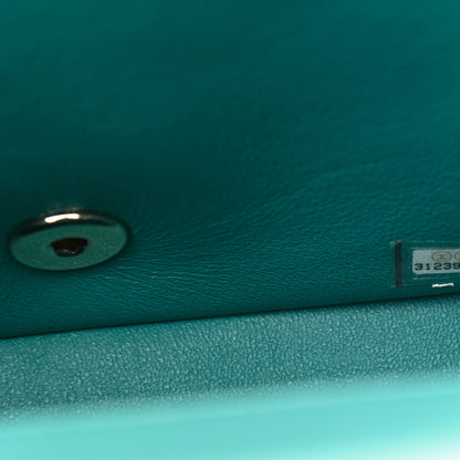 Chanel Lambskin Quilted Mini Square Flap Green 6 of 8