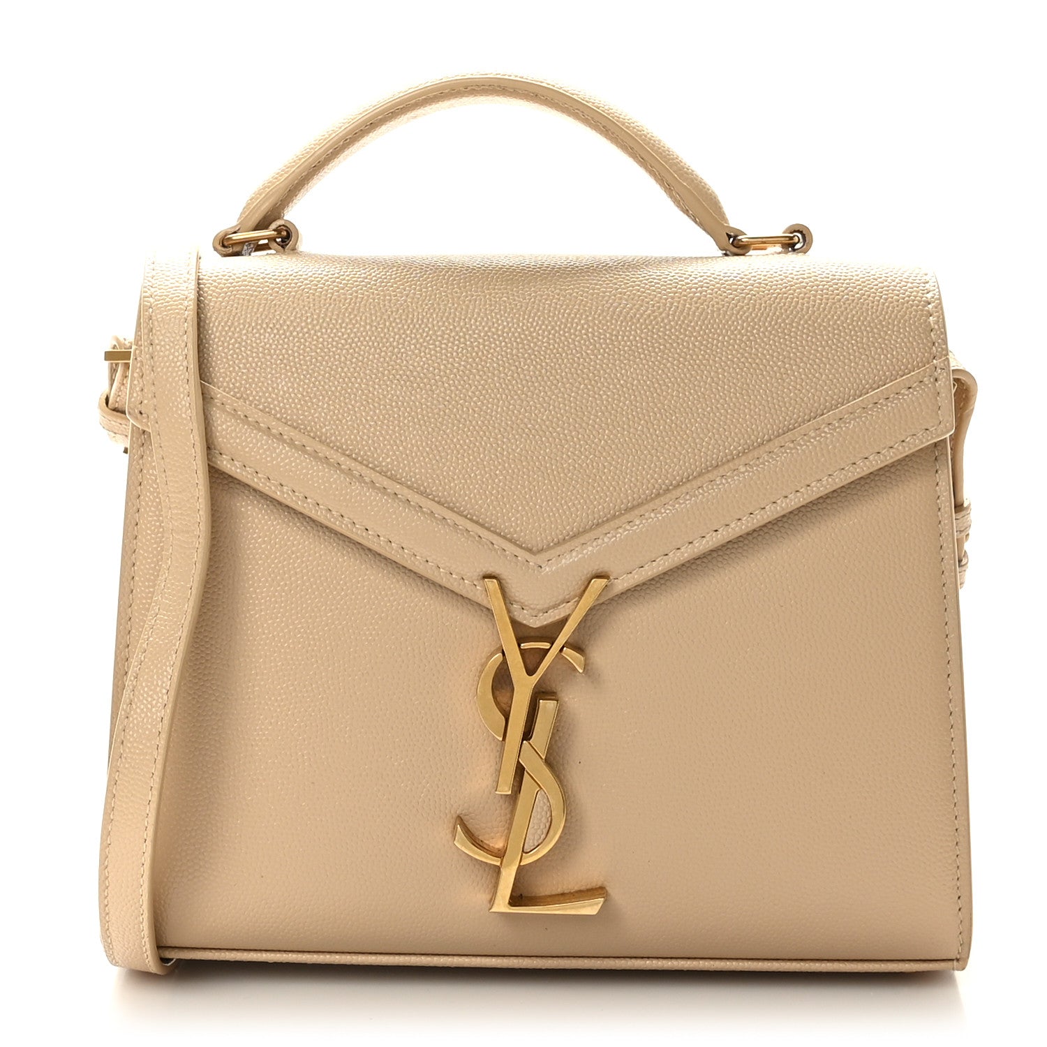 Saint Laurent Grain de Poudre Mini Classic Monogram Cassandra Top Handle Avoiro 1 of 8