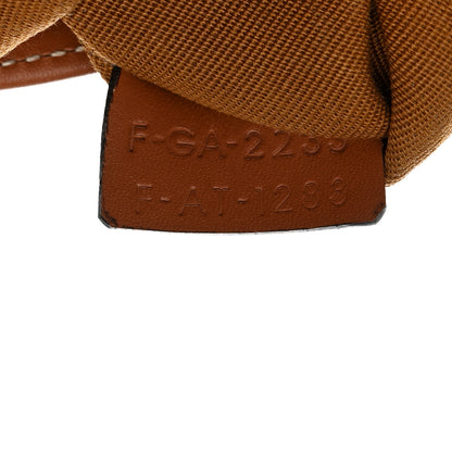 Celine Triomphe Canvas Calfskin Small Boston Bag Tan 7 of 10