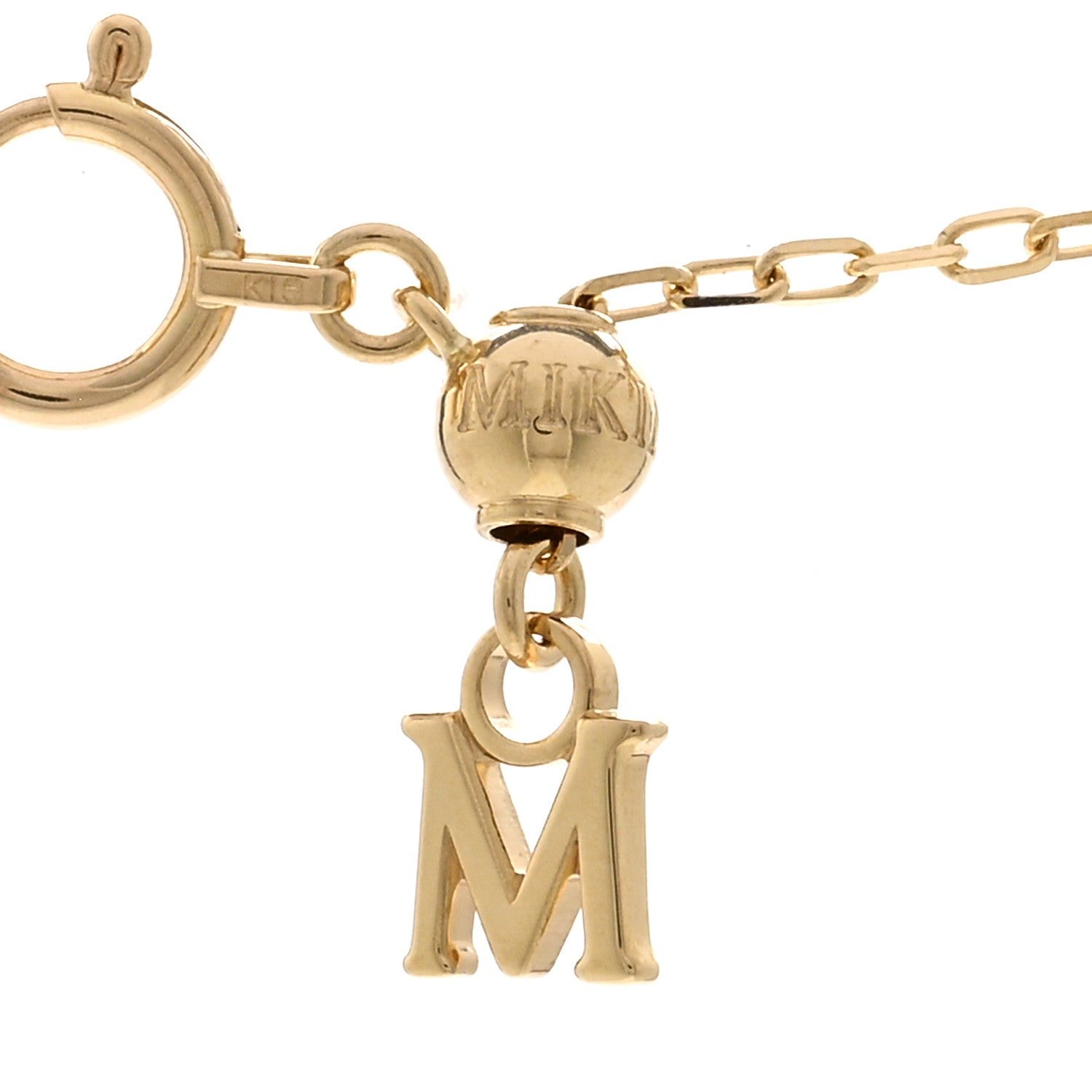 Mikimoto 18K Yellow Gold Akoya Pearl 6-6.5mm Station Necklace