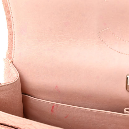 Chanel Snakeskin Maxi Double Flap Pink 12 of 18