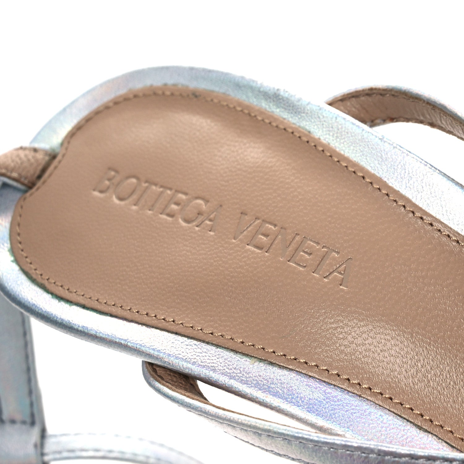 Bottega Veneta Laser Nappa Stretch Multi Strap 90mm Sandals 39 Moon Drop 12 of 14