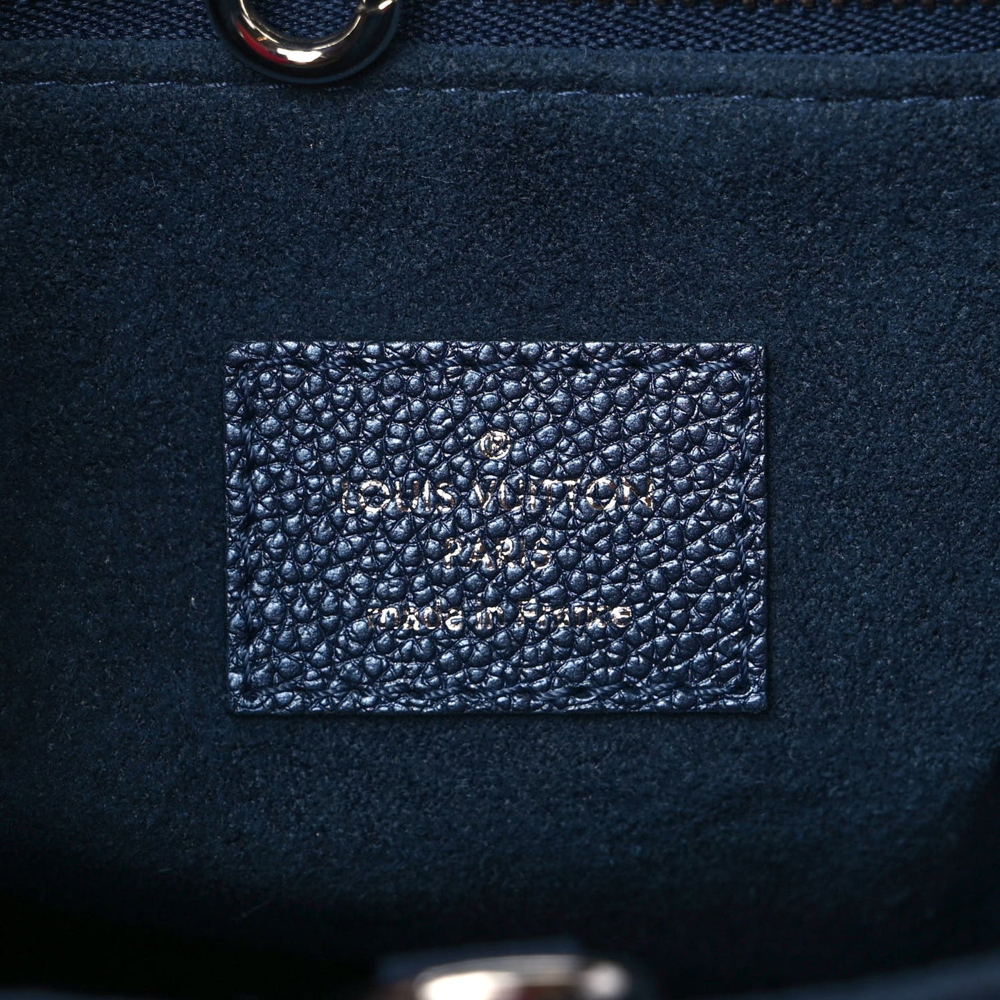 Metallic Empreinte Monogram Giant Onthego PM Navy Nacre