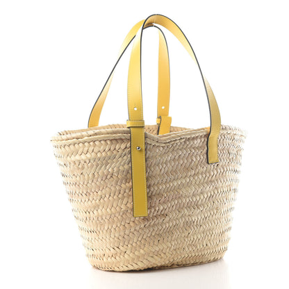 Loewe Raffia Basket Tote Bag Natural Yellow 3 of 8