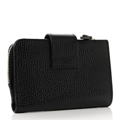 Gucci Dollar Calfskin Double G Wallet Black 3 of 8