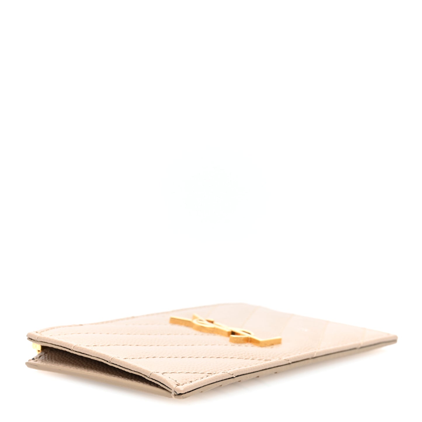 Monogram Grain de Poudre 5 Fragments Zip Pouch Card Holder Dark Beige