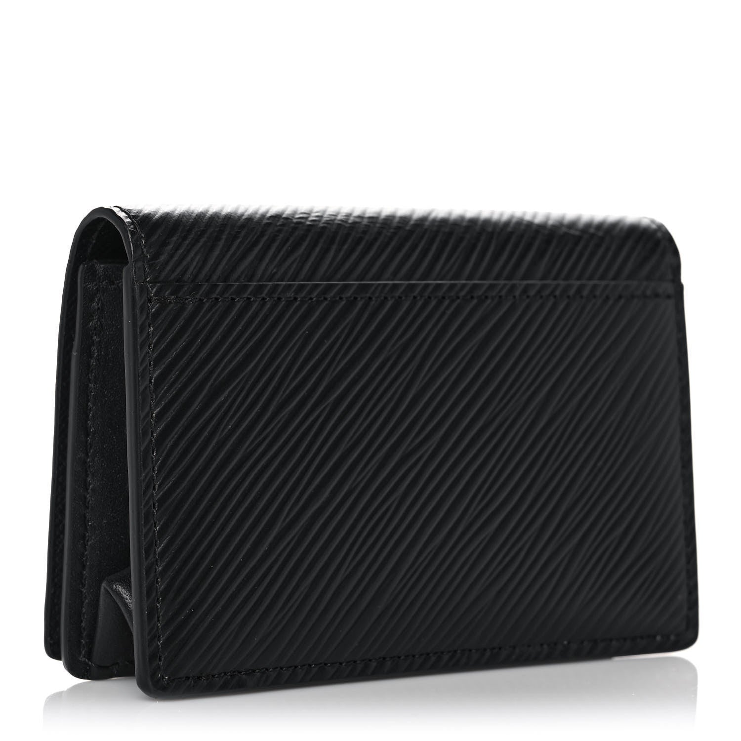 Louis Vuitton Epi Twist Compact Wallet Black 3 of 8