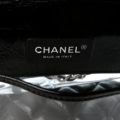 Chanel Crumpled Calfskin PVC Quilted Backpack Black 7 of 11