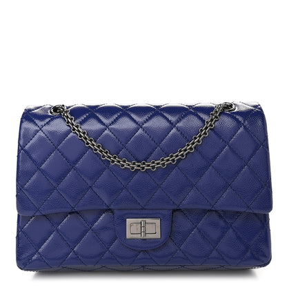 Chanel Patent Caviar Quilted 2.55 Reissue 227 Flap Royal Blue 1 of 10