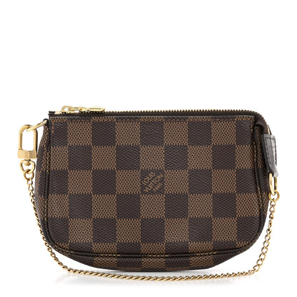 Louis Vuitton Damier Ebene Mini Pochette Accessories 1 of 8