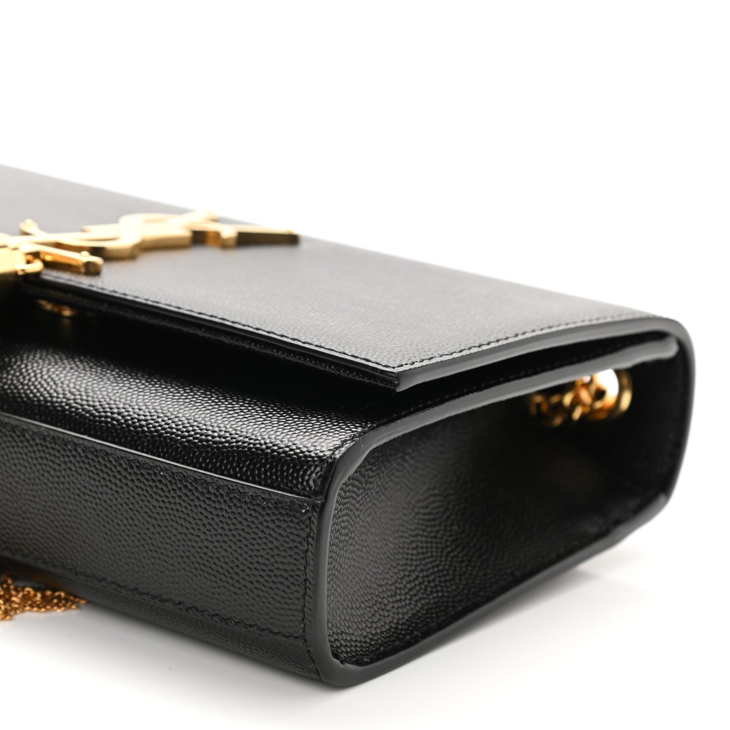 Grain De Poudre Small Classic Monogram Kate Tassel Satchel Black