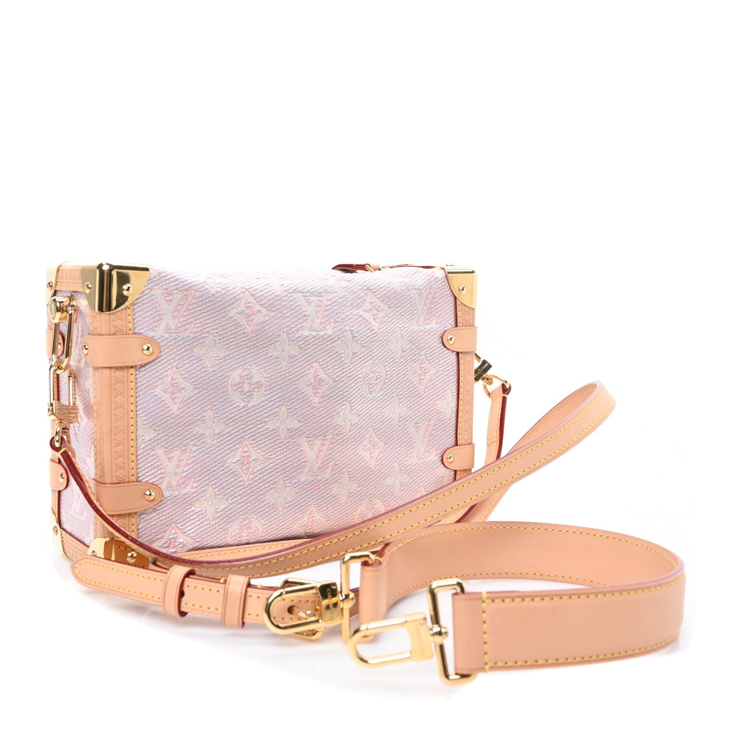 Louis Vuitton Monoglam Side Trunk Rose 3 of 8
