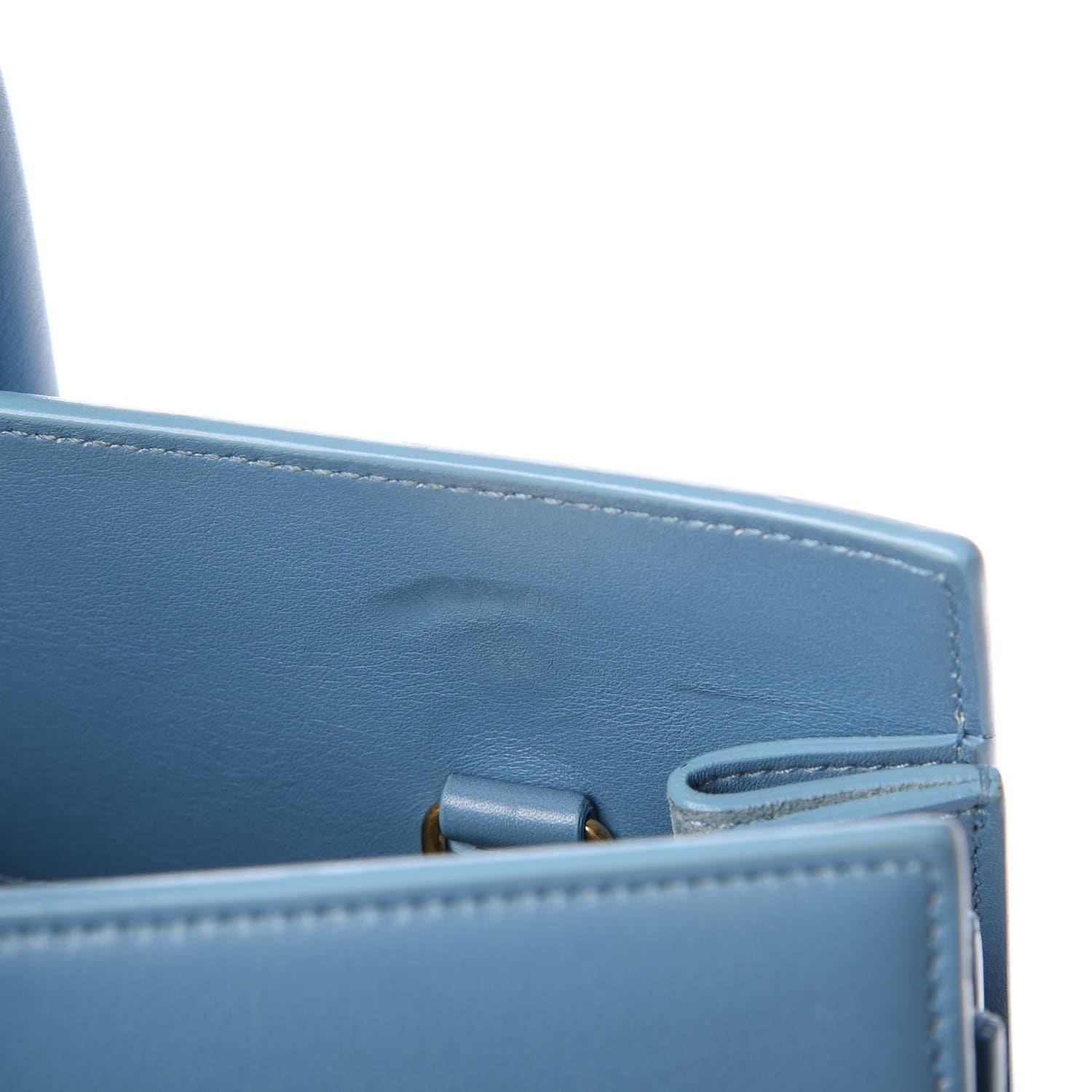 Saint Laurent Calfskin Small Sac De Jour Light Blue 10 of 11