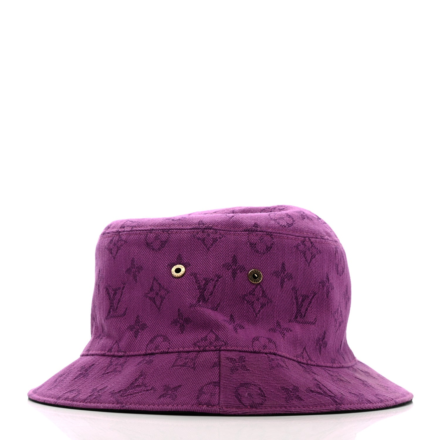 Louis Vuitton Monogram Denim Transformable Bob Bucket Hat M Purple 4 of 9