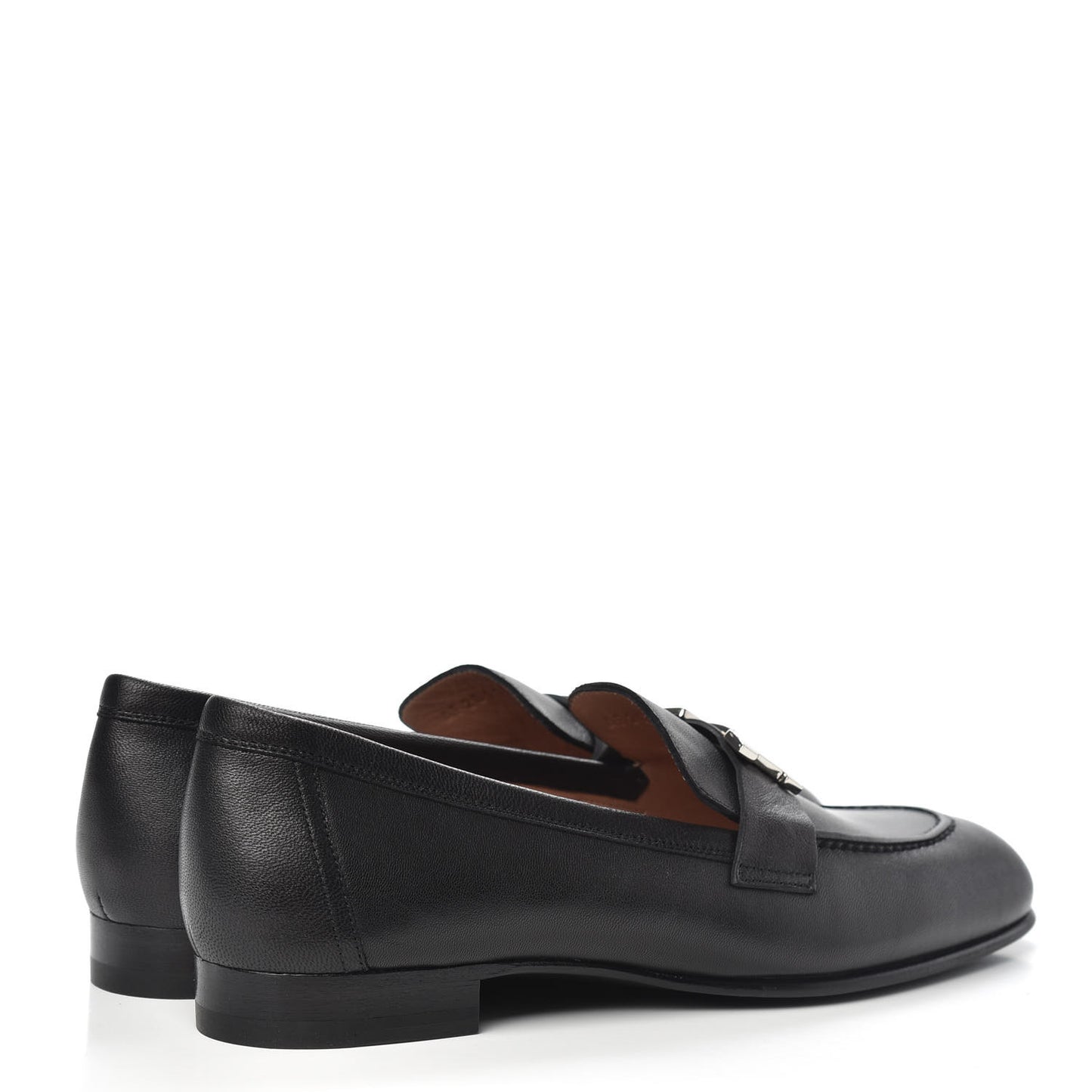 Goatskin Womens Paris Loafers Black 36.5 Black