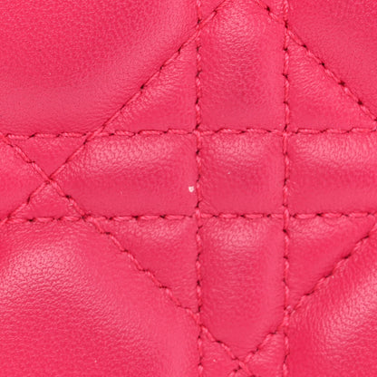 Christian Dior Lambskin Cannage Medium Lady Dior Pink 16 of 16
