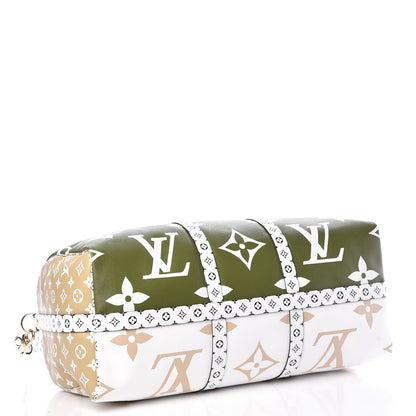 Louis Vuitton Monogram Giant Keepall Bandouliere 50 Kaki Beige 5 of 10