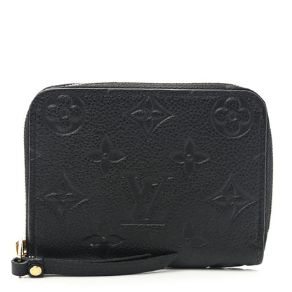 Louis Vuitton Empreinte Zippy Coin Purse Black 1 of 8
