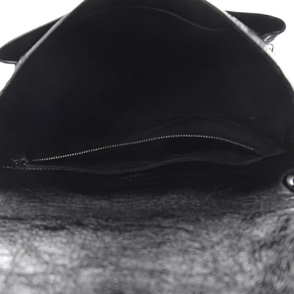 Saint Laurent Crinkled Calfskin Matelasse Monogram Medium Niki Chain Satchel Black 5 of 12