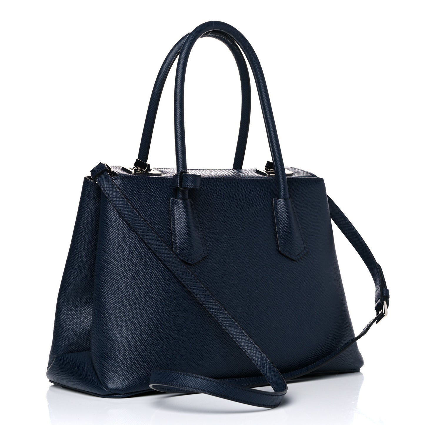 Saffiano Cuir Twin Tote Baltico