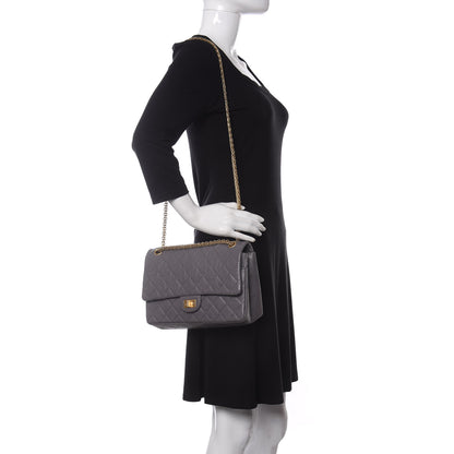 Chanel Aged Calfskin Quilted 2.55 Reissue 226 Flap Grey 2 of 18