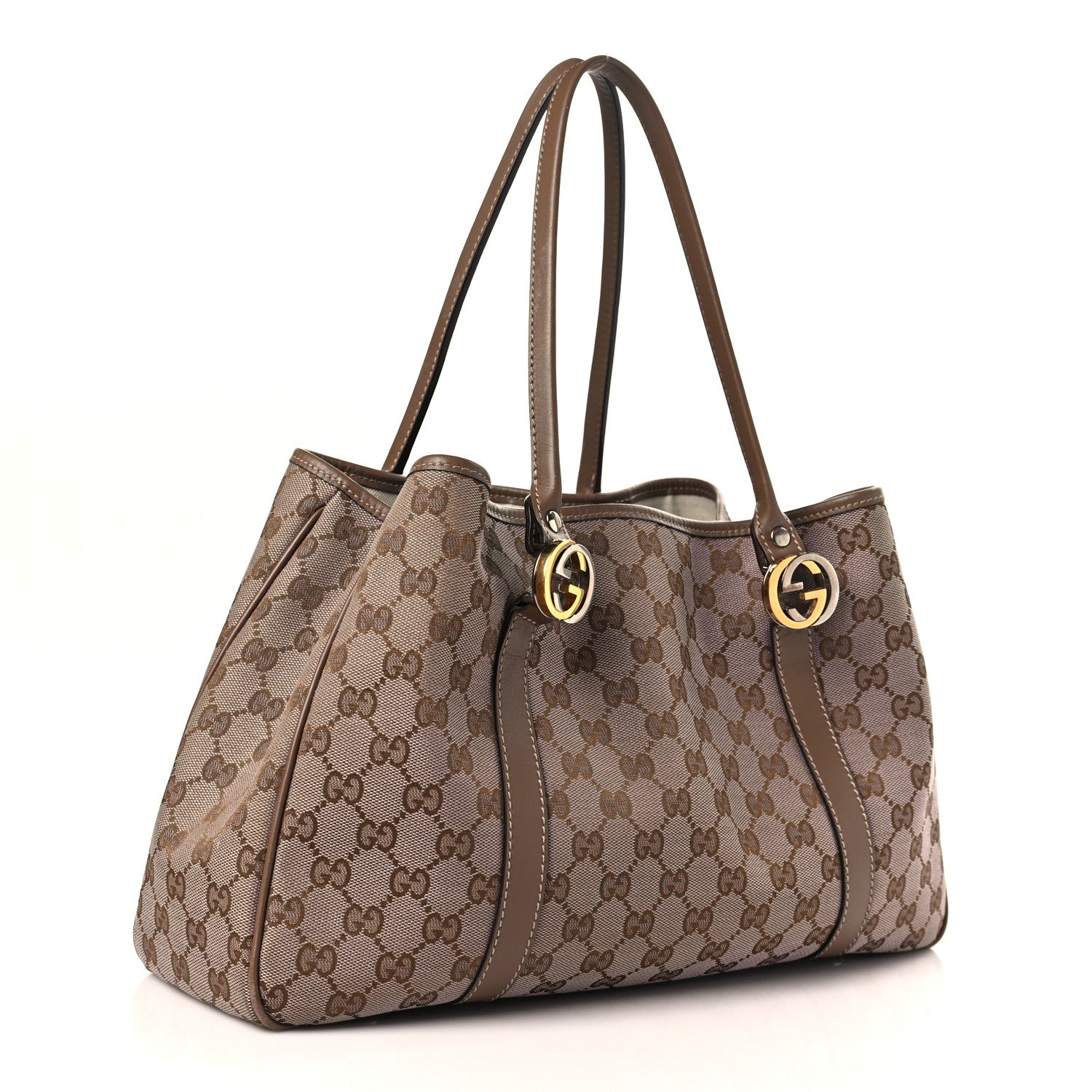 Gucci Monogram Medium Twins Tote Purple 2 of 16